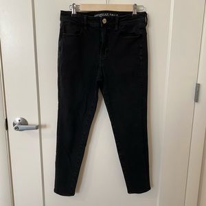 American Eagle Hi-Rise Black Jeans